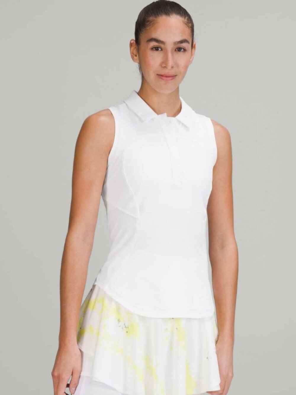 Lululemon Quick-Drying Sleeveless Polo Shirt, Size 10